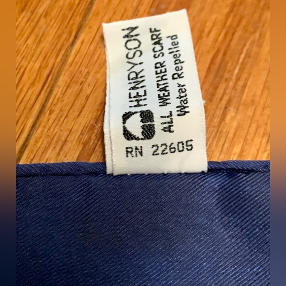 Vintage Water Repellent Acetate Floral Houndstooth HENRYSON ALL WEATHER SCARF - Picture 15 of 15